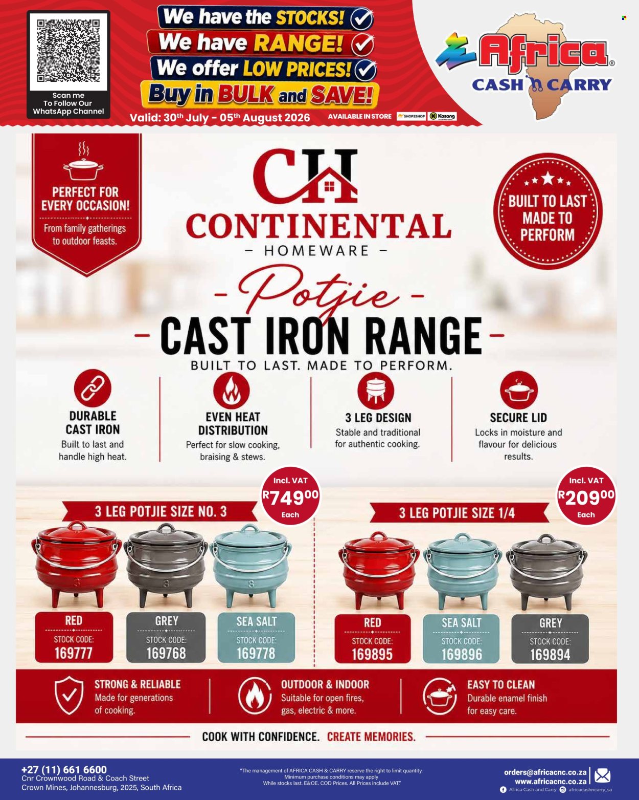 Africa Cash & Carry specials - 30/07/2026 - 05/08/2026. Page 44