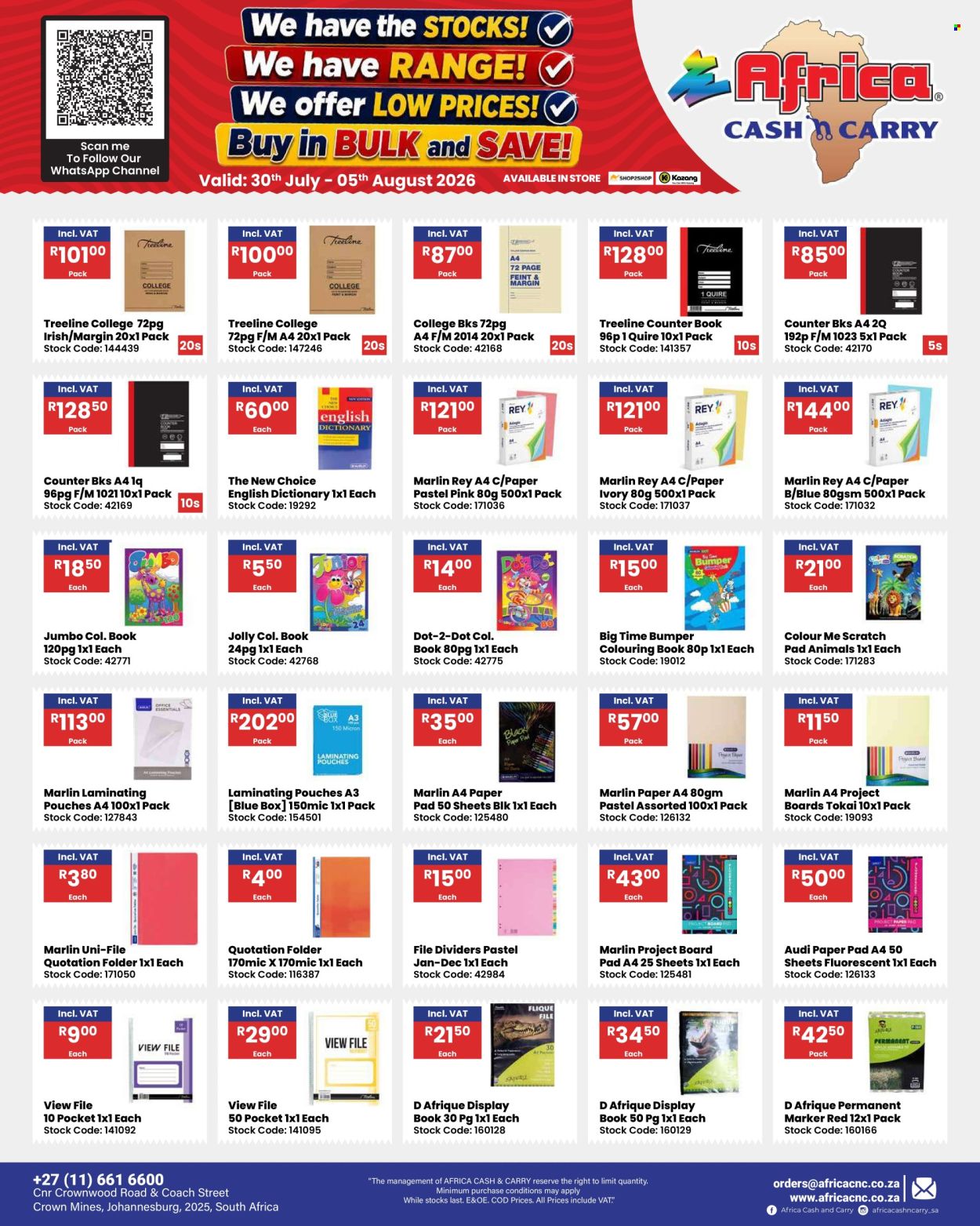 Africa Cash & Carry specials - 30/07/2026 - 05/08/2026. Page 57