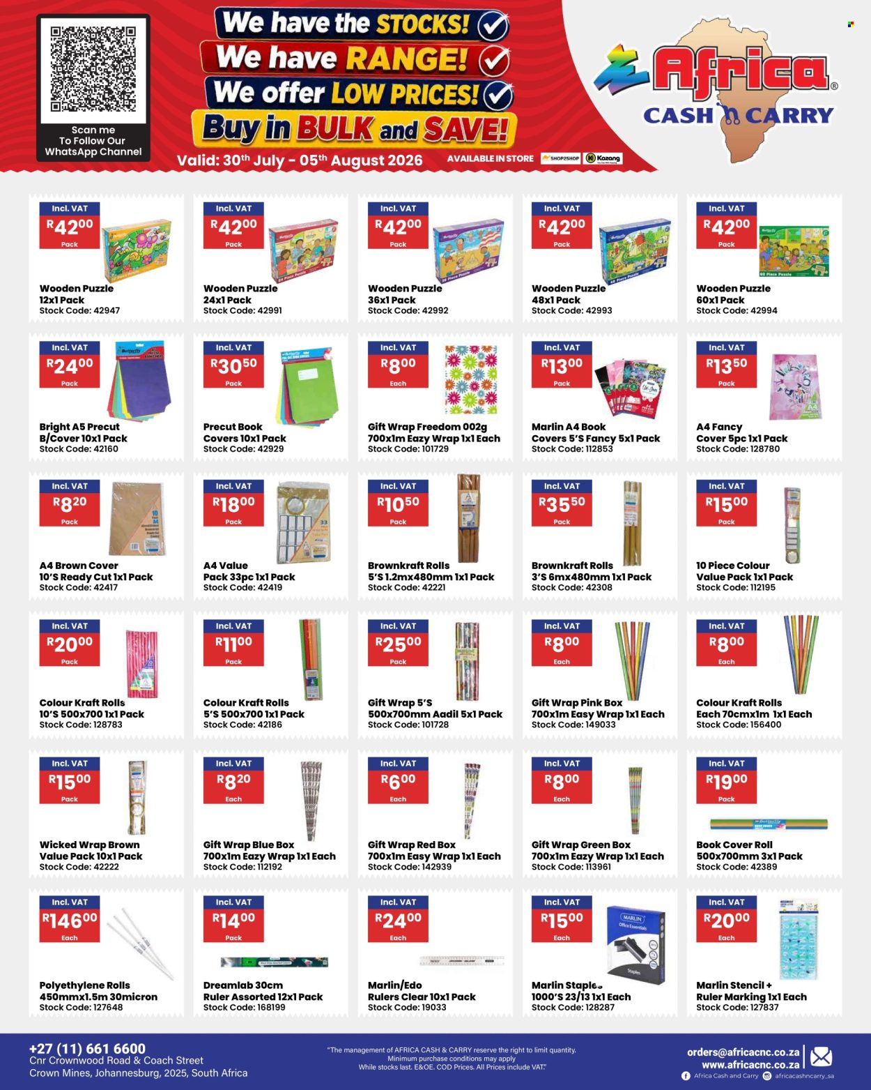 Africa Cash & Carry specials - 30/07/2026 - 05/08/2026. Page 60