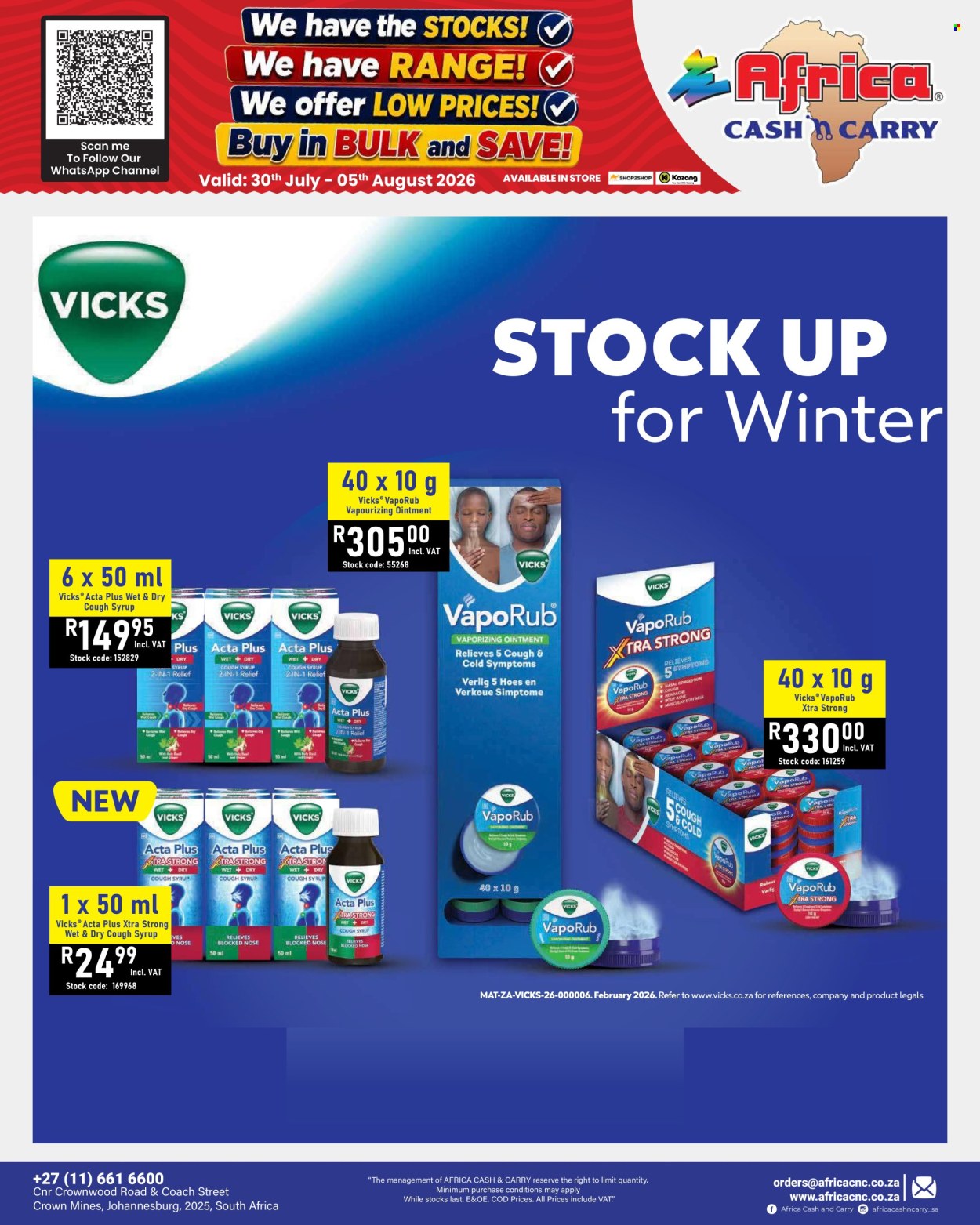Africa Cash & Carry specials - 30/07/2026 - 05/08/2026. Page 68