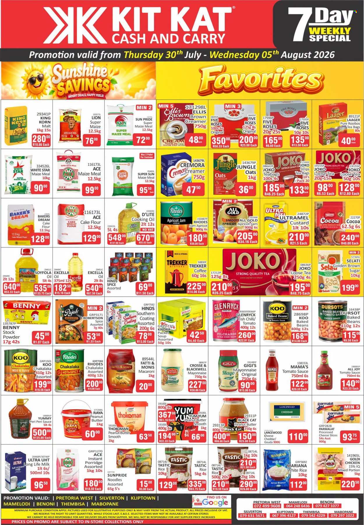 Kit Kat Cash & Carry specials - 30/07/2026 - 05/08/2026. Page 1