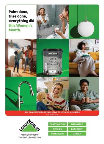 Leroy Merlin catalogue  - 01/08/2026 - 31/08/2026.