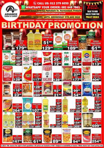 Advance Cash & Carry catalogue  - 30/07/2026 - 05/08/2026.