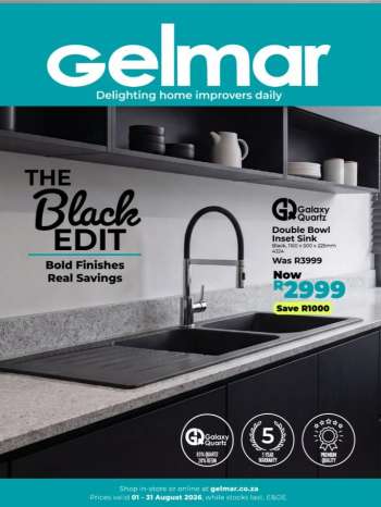 Gelmar catalogue  - 01/08/2026 - 31/08/2026.