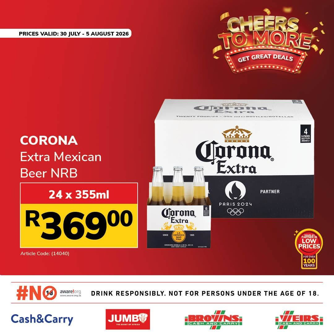 Jumbo Cash & Carry specials - 30/07/2026 - 05/08/2026. Page 1