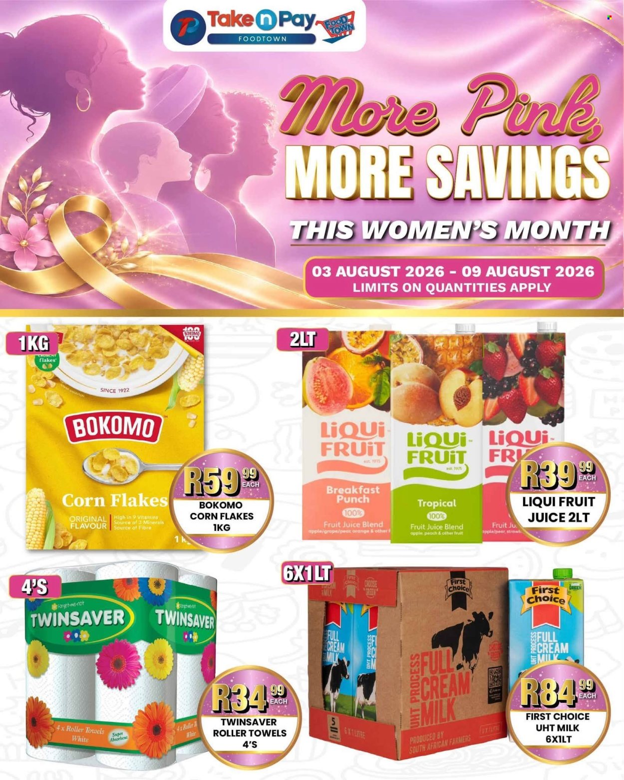 Take n Pay specials - 03/08/2026 - 09/08/2026. Page 1