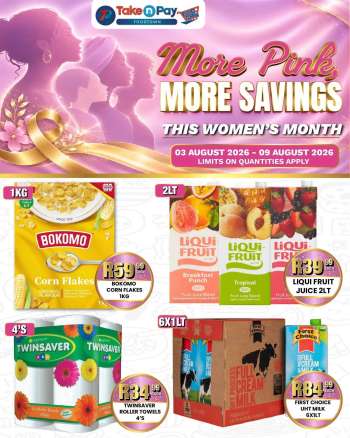 Take n Pay catalogue  - 03/08/2026 - 09/08/2026.