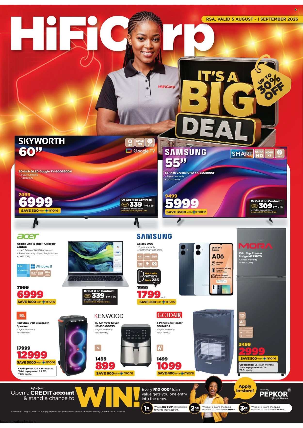 HiFi Corp specials - 05/08/2026 - 01/09/2026. Page 1