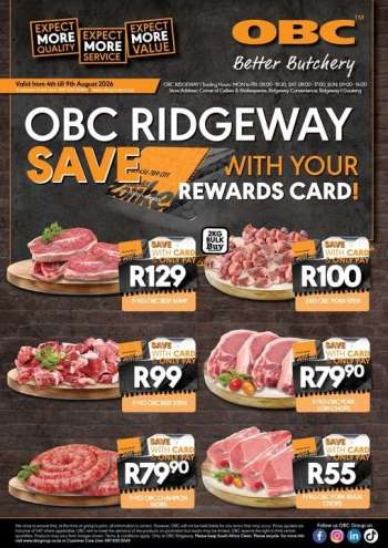 OBC catalogue  - 04/08/2026 - 09/08/2026.