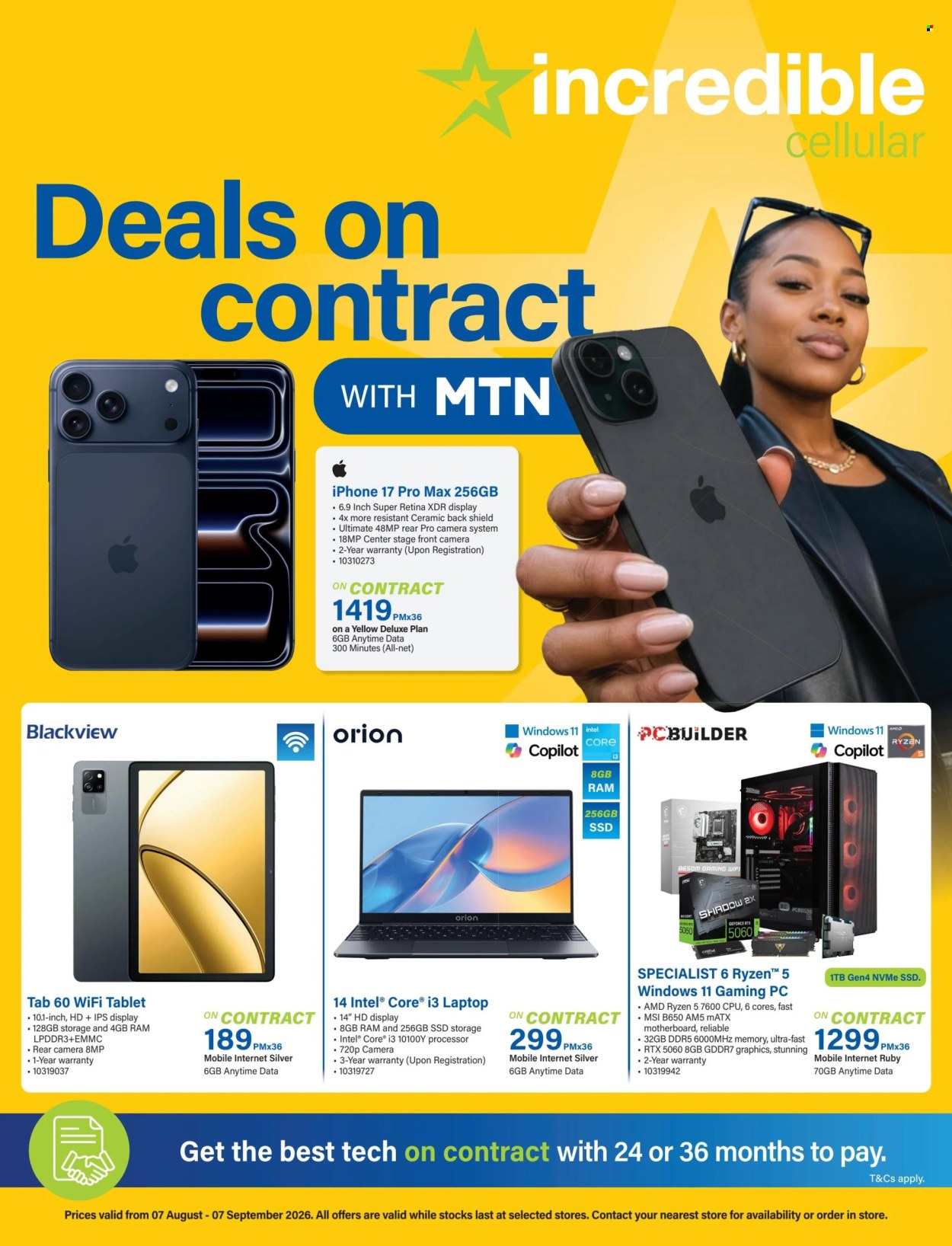 Incredible Connection specials - 07/08/2026 - 07/09/2026. Page 1