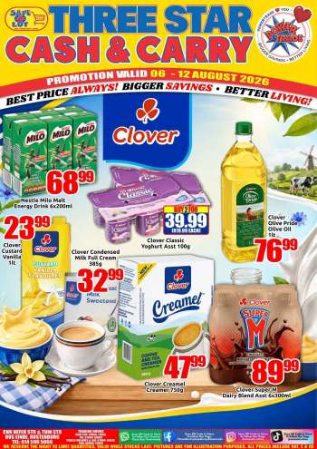Three Star Cash and Carry catalogue  - 06/08/2026 - 12/08/2026.