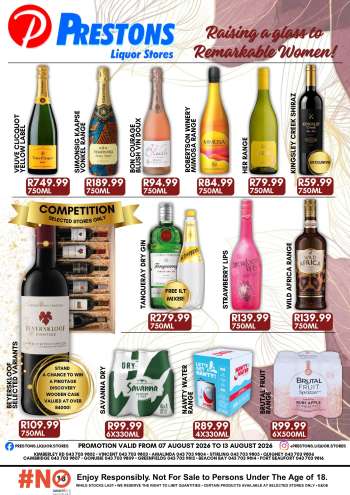 Prestons Liquor Stores catalogue  - 07/08/2026 - 13/08/2026.