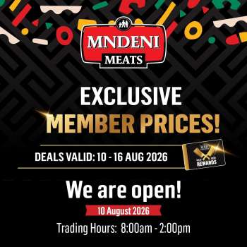 Mndeni Meats catalogue  - 10/08/2026 - 16/08/2026.