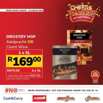 Jumbo Cash & Carry catalogue  - 06/08/2026 - 12/08/2026.