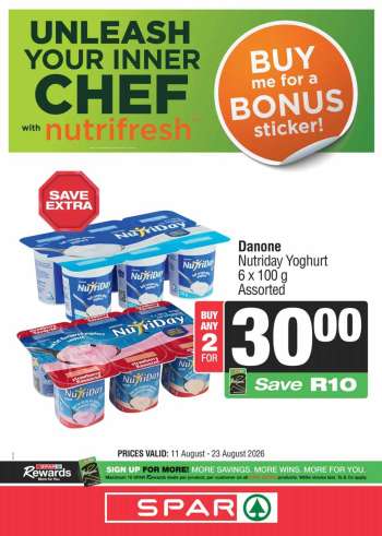 SPAR catalogue  - 11/08/2026 - 23/08/2026.