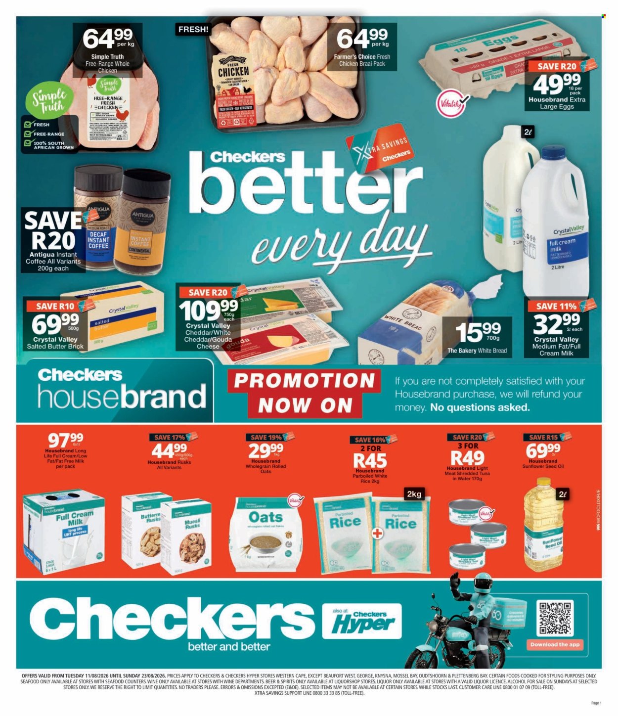Checkers specials - 11/08/2026 - 23/08/2026. Page 1