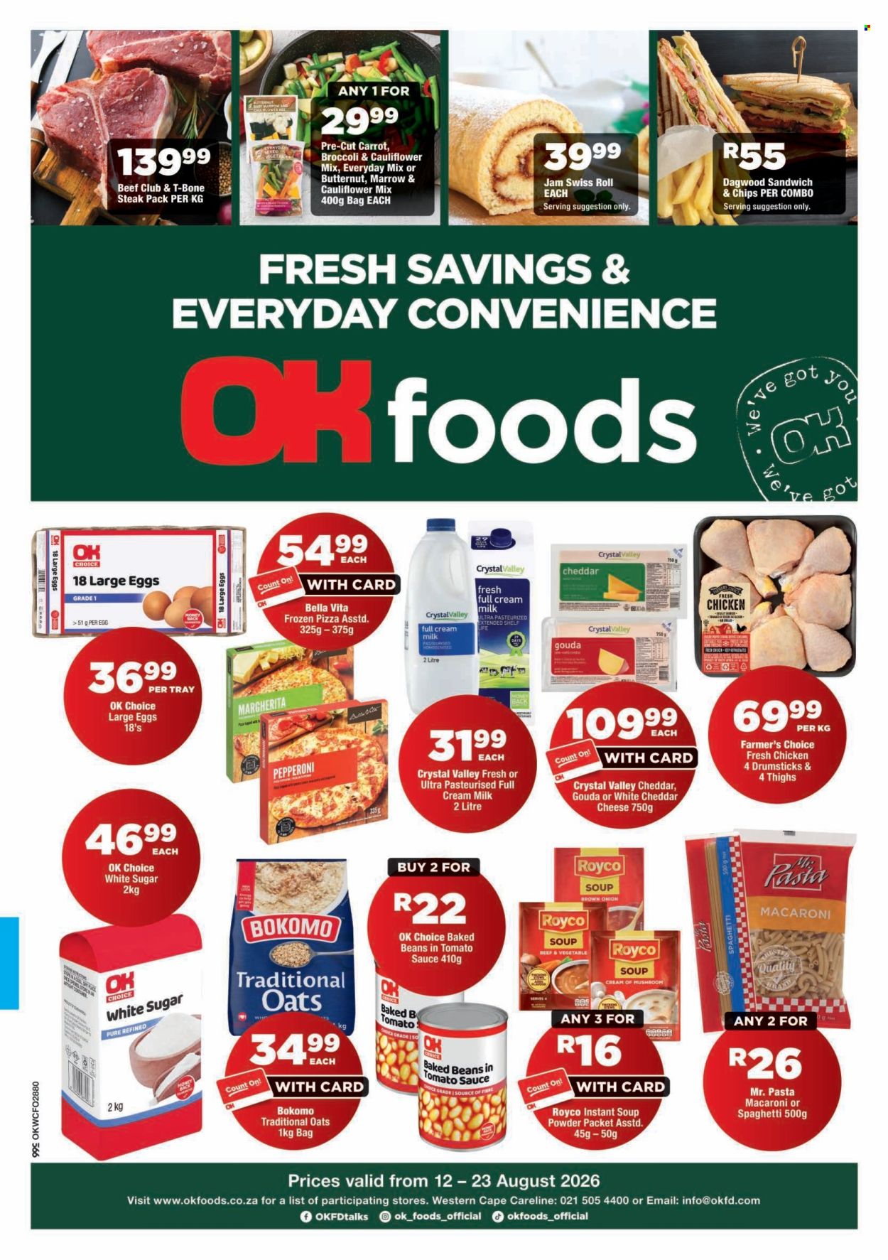 OK Foods specials - 12/08/2026 - 23/08/2026. Page 1