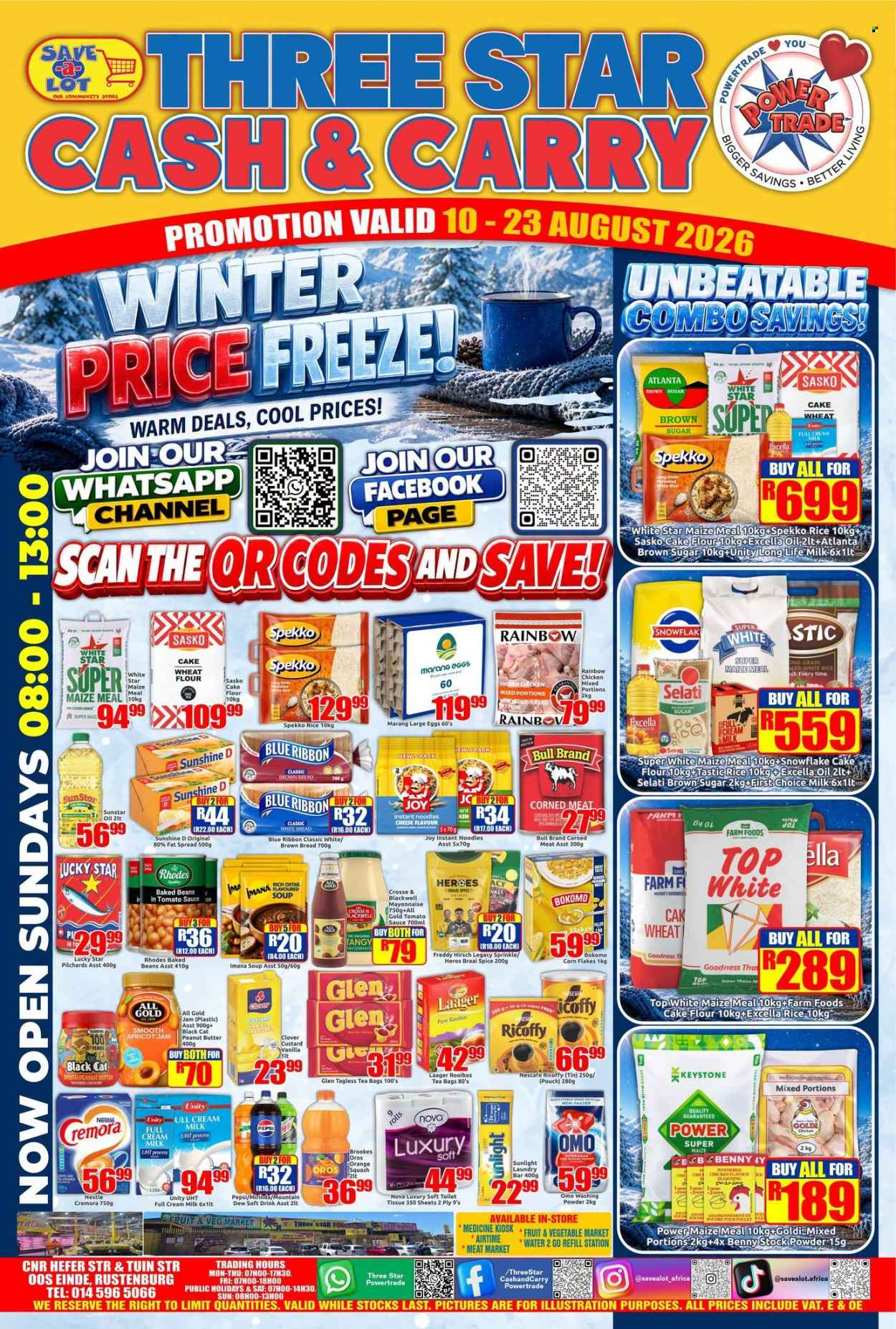 Three Star Cash and Carry specials - 10/08/2026 - 23/08/2026. Page 1