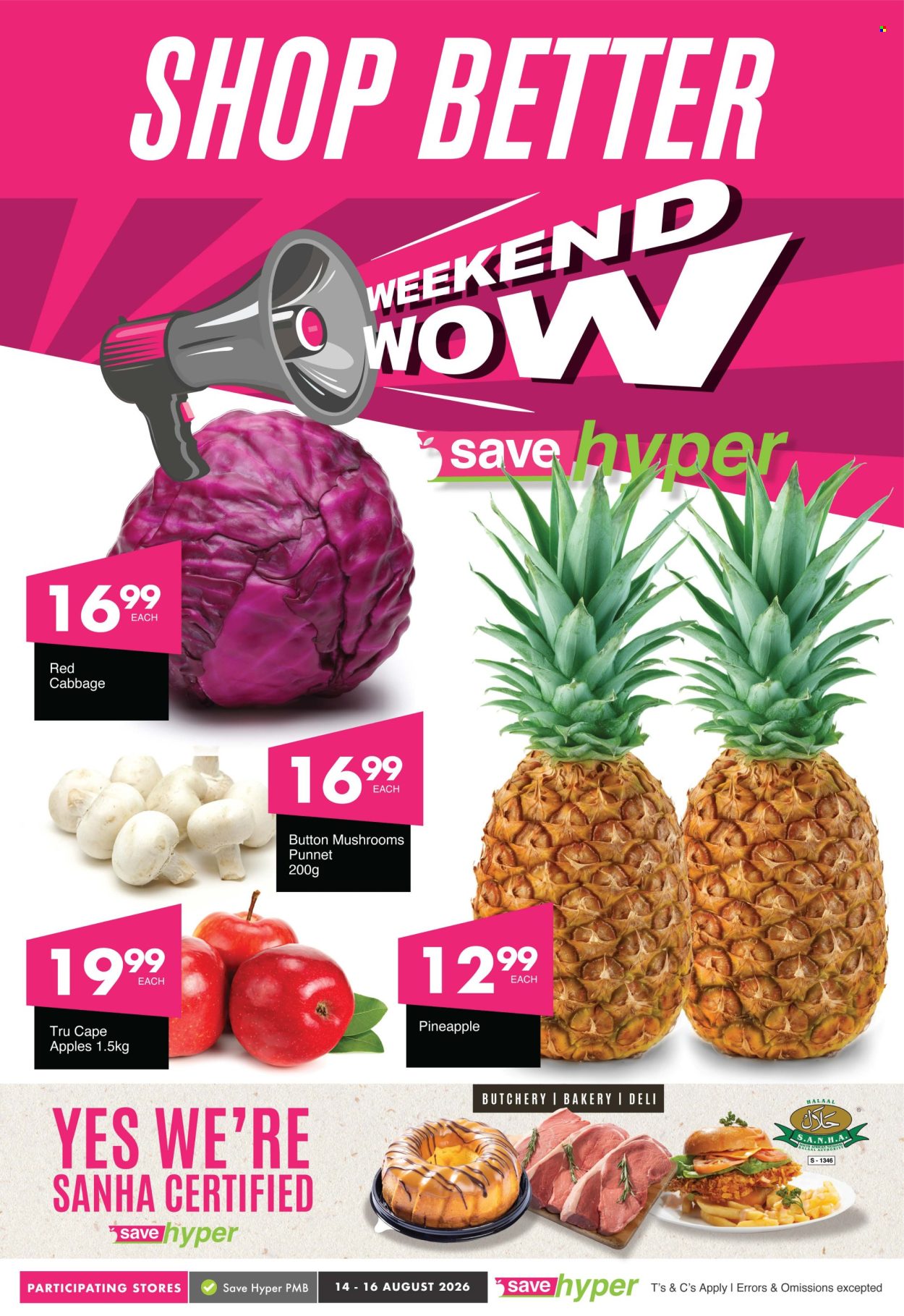 Save specials - 14/08/2026 - 16/08/2026. Page 1
