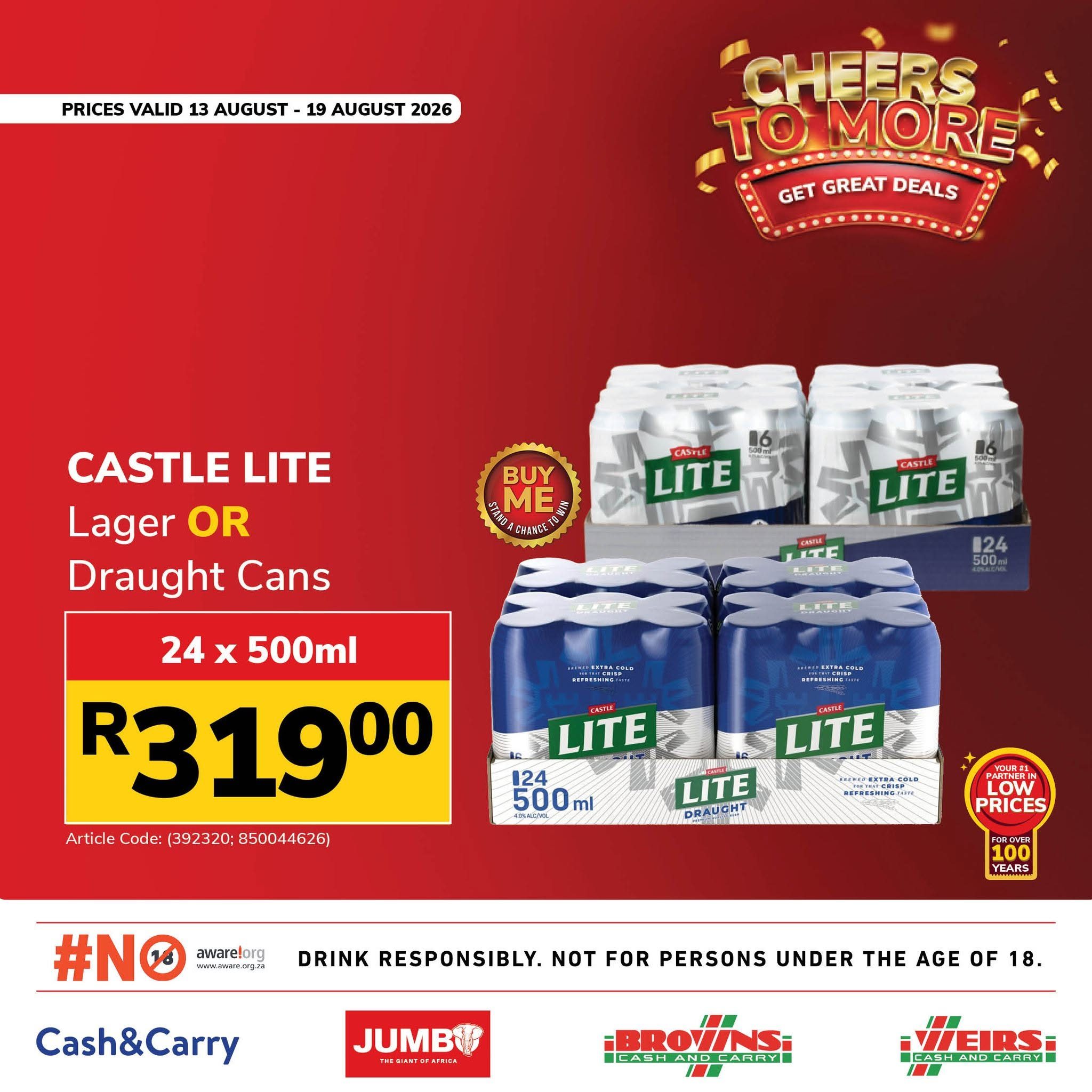 Jumbo Cash & Carry specials - 13/08/2026 - 19/08/2026. Page 20