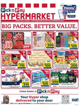 Pick n Pay Hypermarket catalogue  - 17/08/2026 - 06/09/2026.