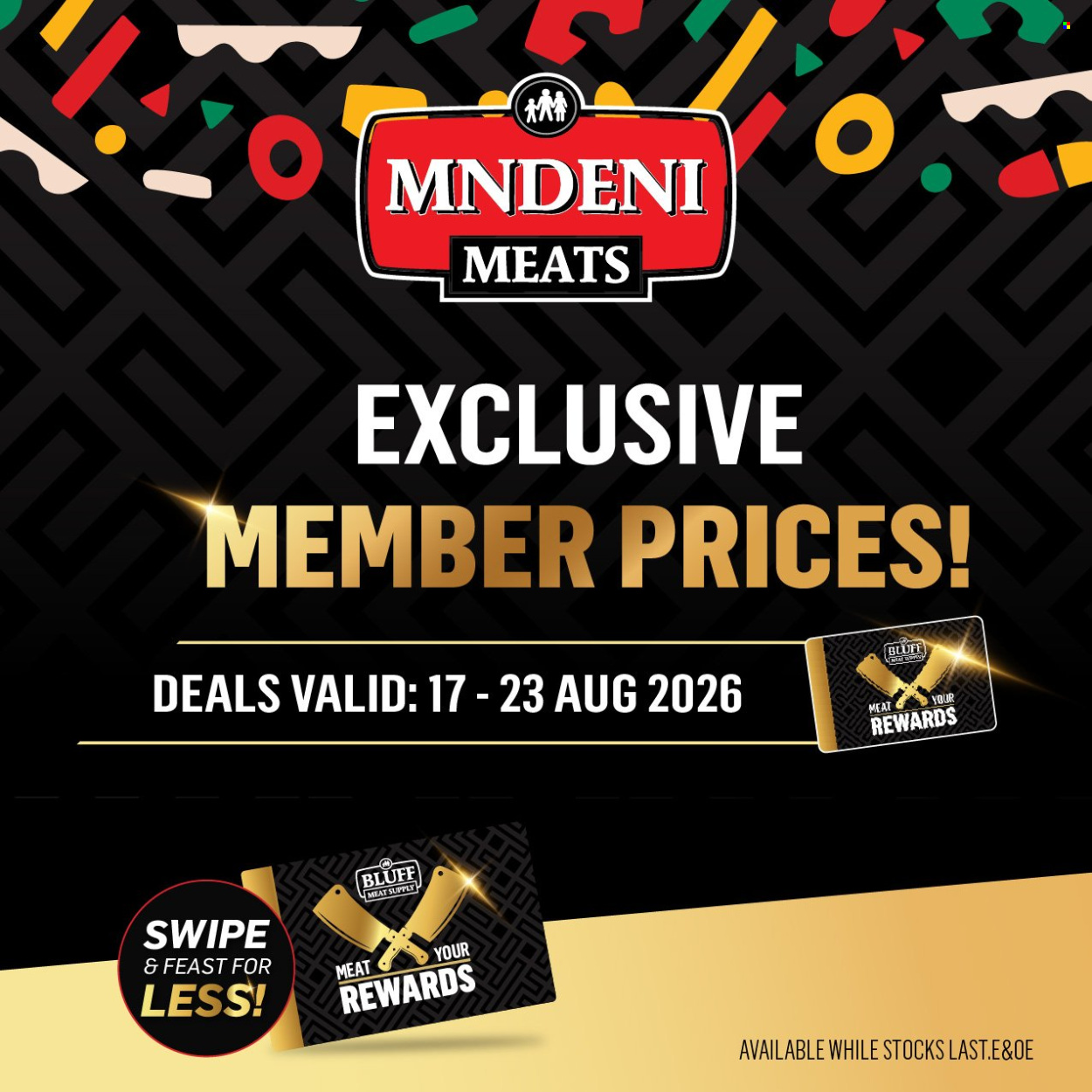 Mndeni Meats specials - 17/08/2026 - 23/08/2026. Page 1