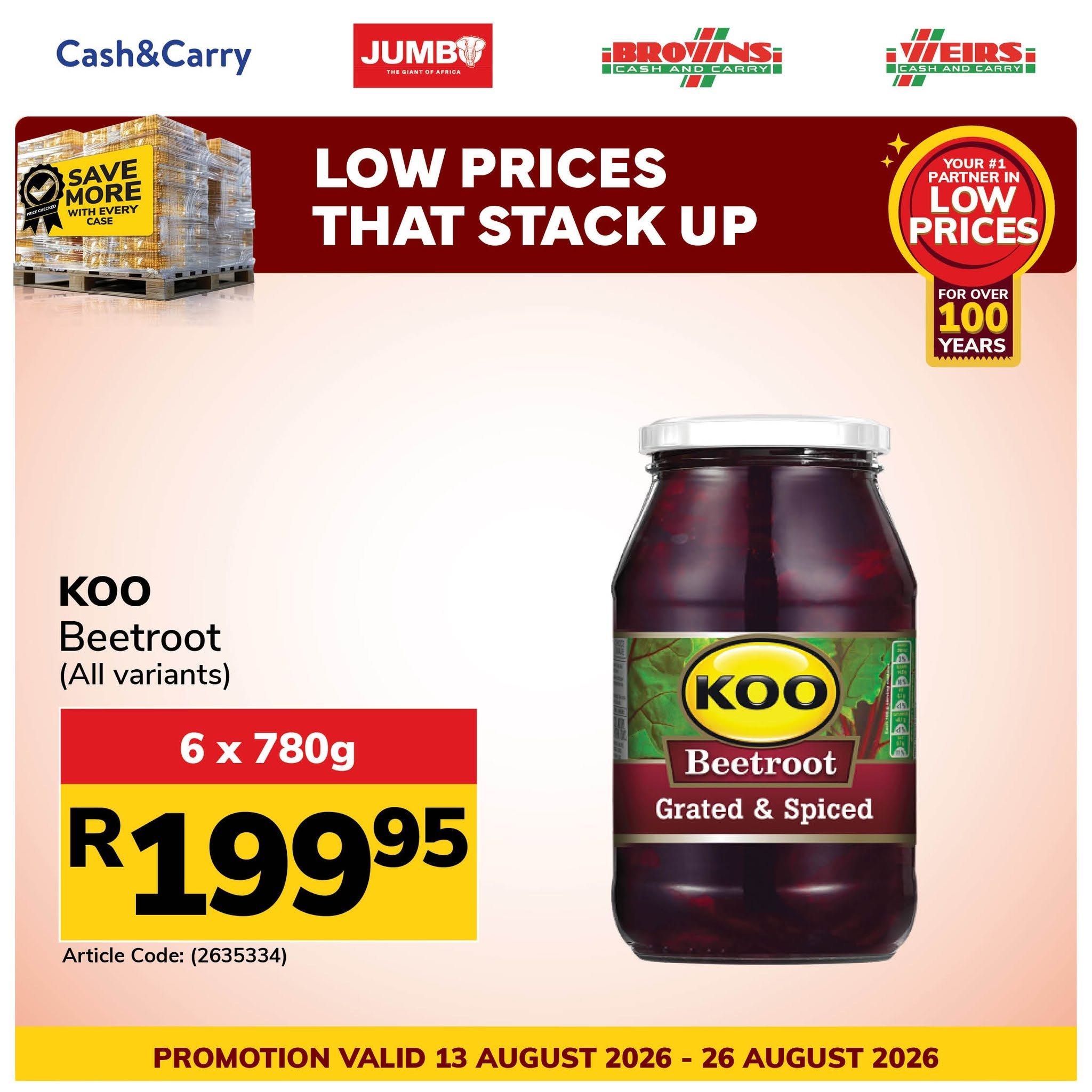 Jumbo Cash & Carry specials - 13/08/2026 - 26/08/2026. Page 18