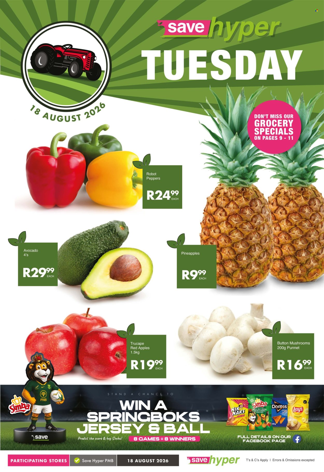 Save specials - 18/08/2026 - 18/08/2026. Page 1