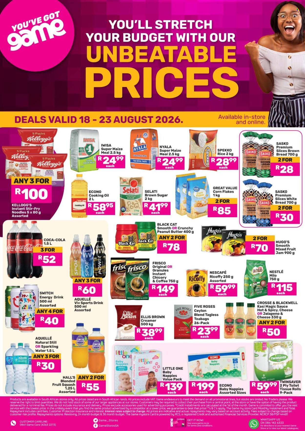 Game specials - 18/08/2026 - 23/08/2026. Page 1