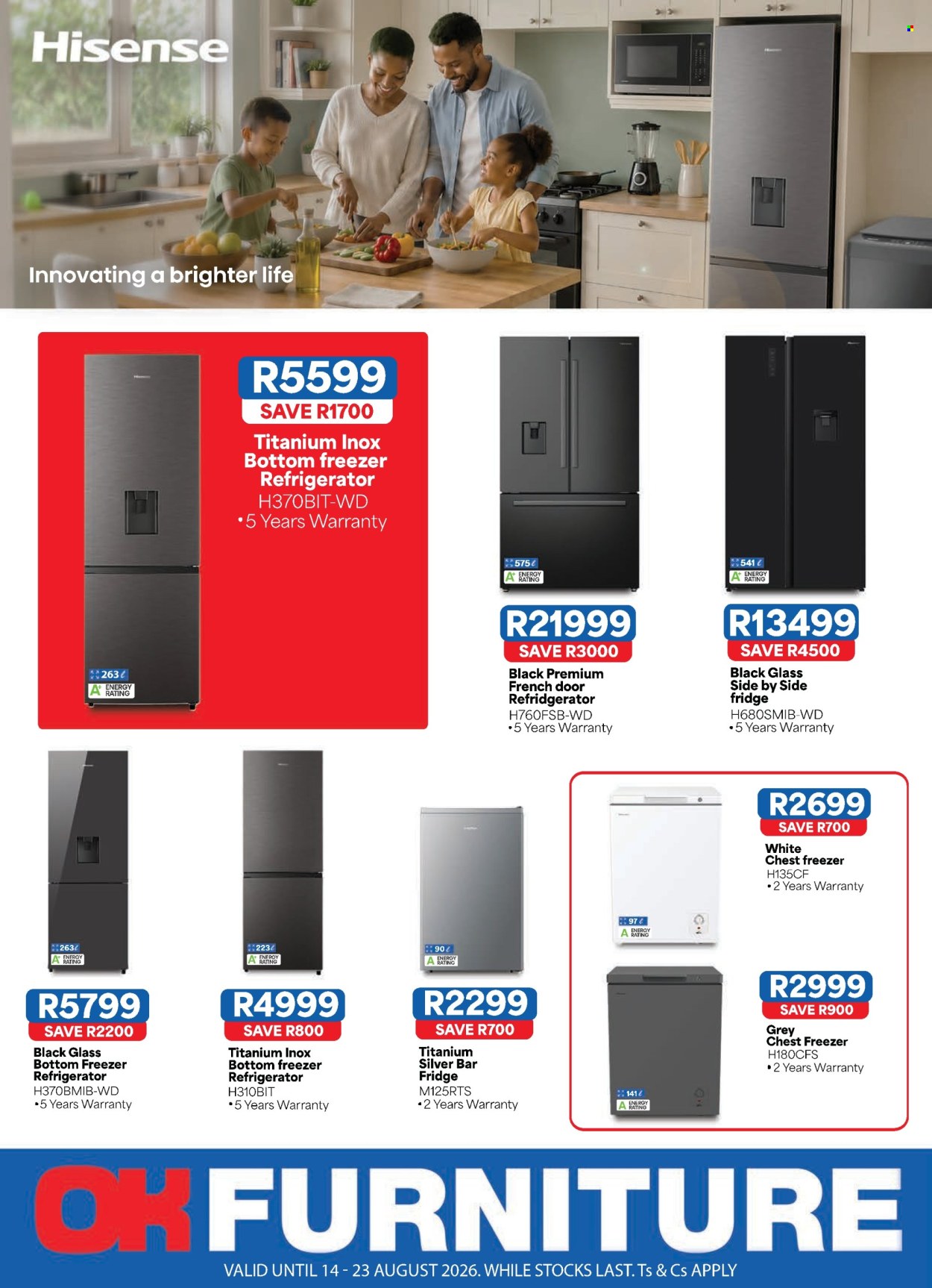 OK Furniture specials - 14/08/2026 - 23/08/2026. Page 1