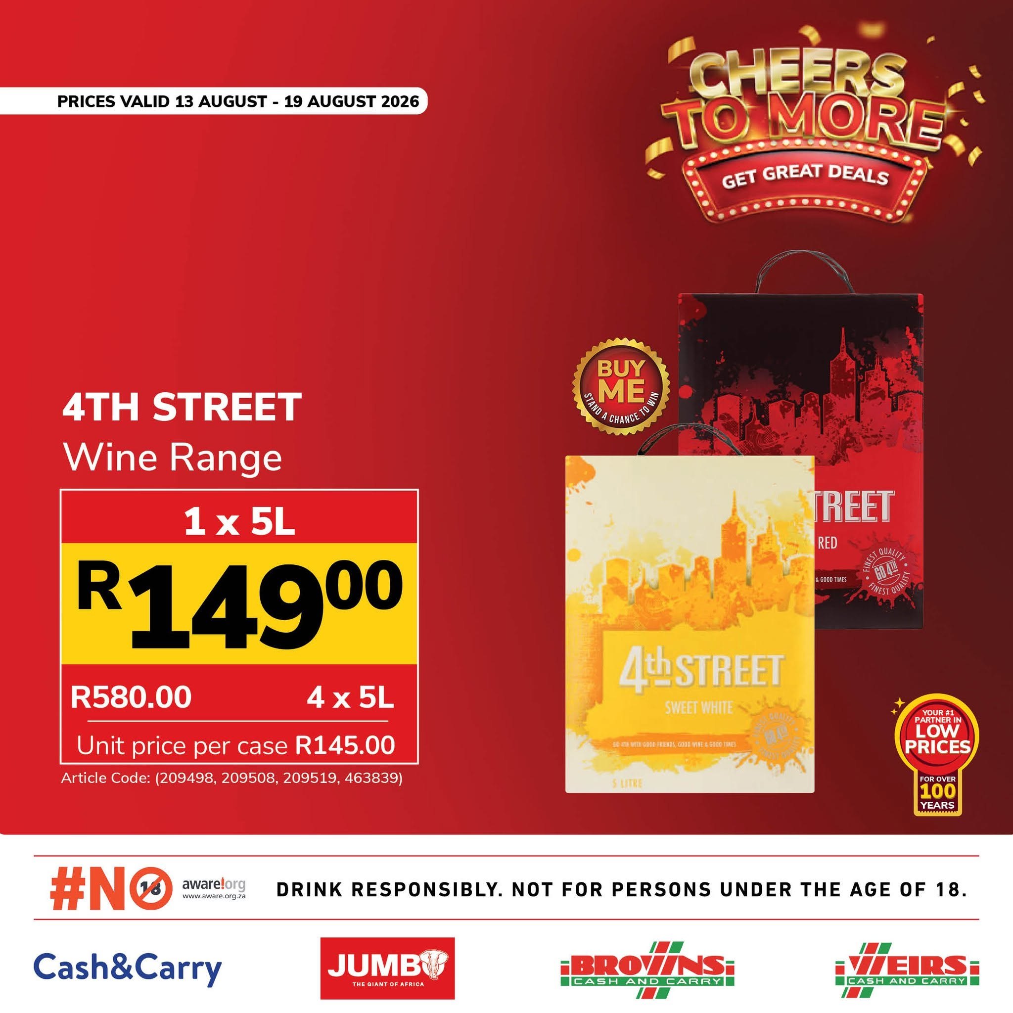 Jumbo Cash & Carry specials - 13/08/2026 - 19/08/2026. Page 8