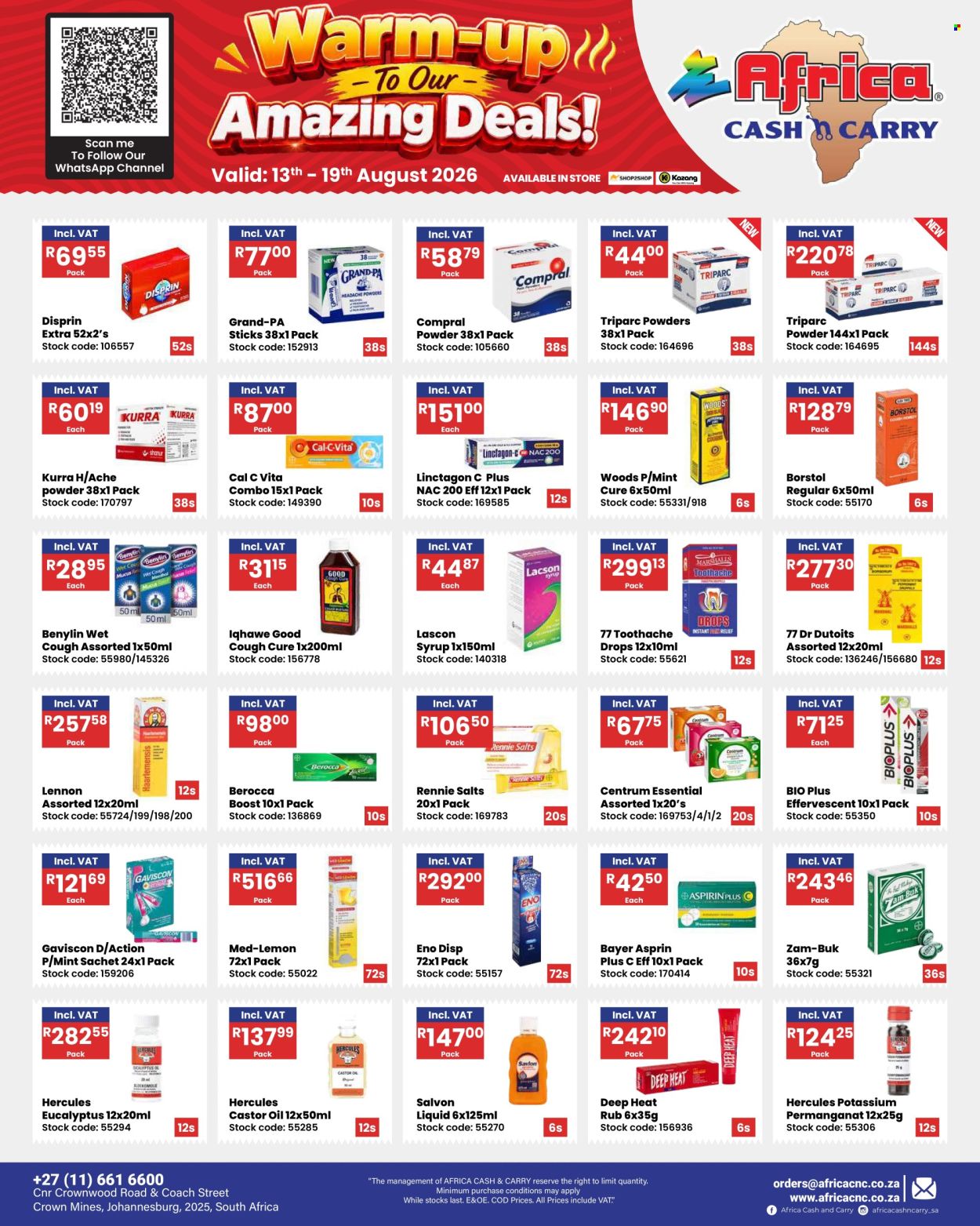 Africa Cash & Carry specials - 13/08/2026 - 19/08/2026. Page 10