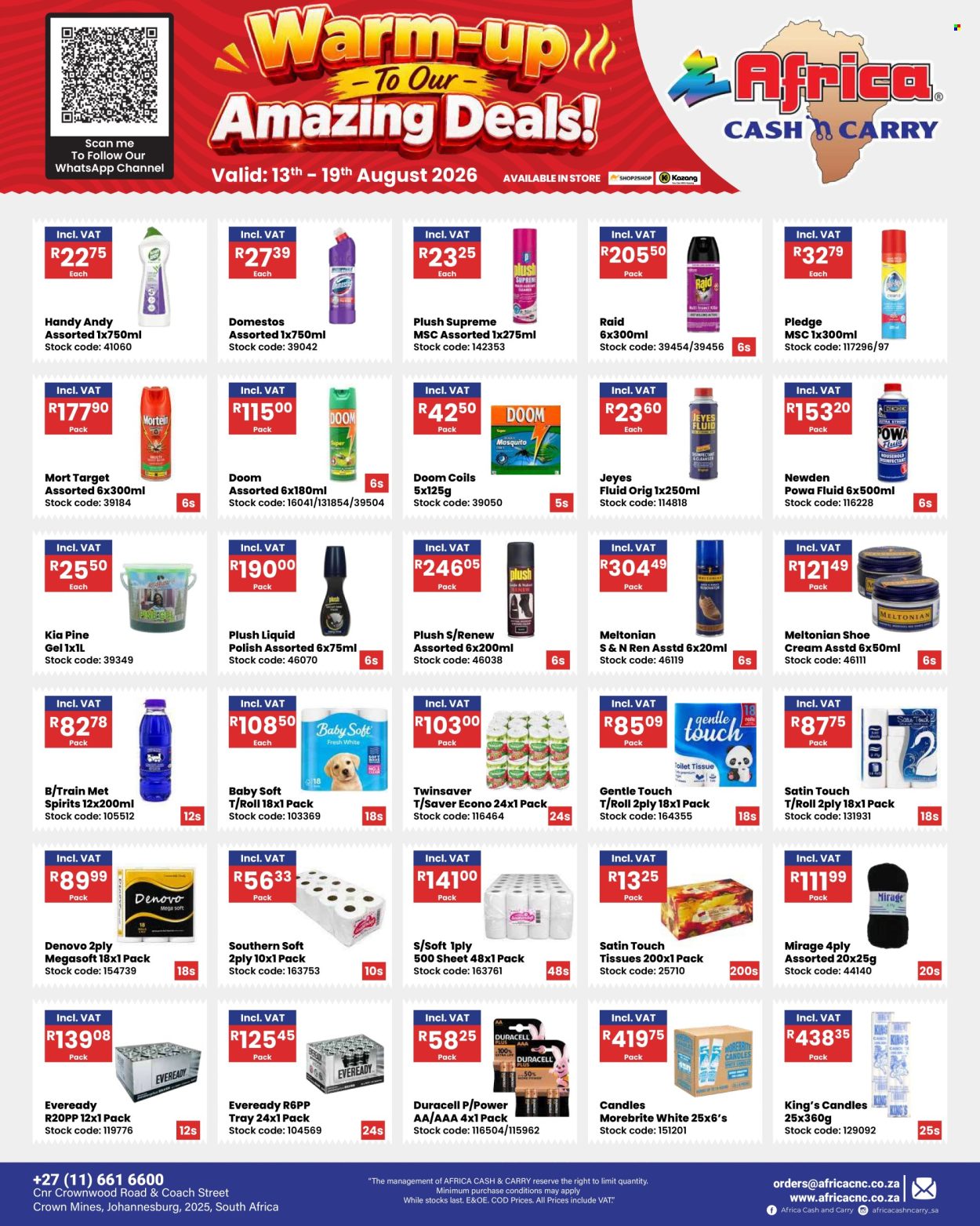 Africa Cash & Carry specials - 13/08/2026 - 19/08/2026. Page 20