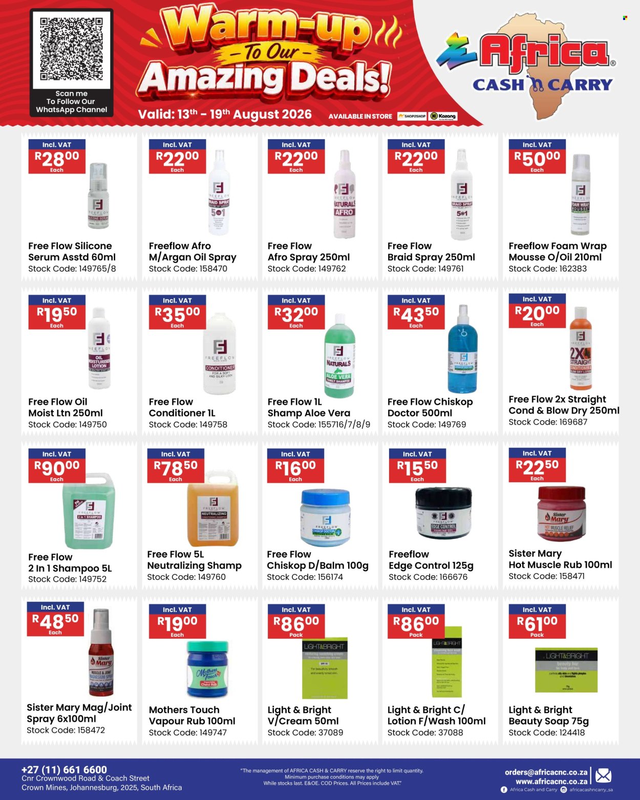 Africa Cash & Carry specials - 13/08/2026 - 19/08/2026. Page 65
