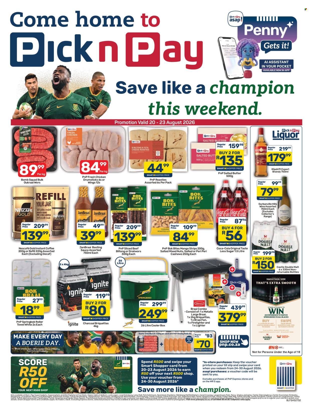 Pick n Pay specials - 20/08/2026 - 23/08/2026. Page 1