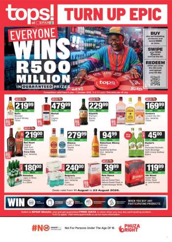 TOPS at SPAR catalogue  - 11/08/2026 - 23/08/2026.