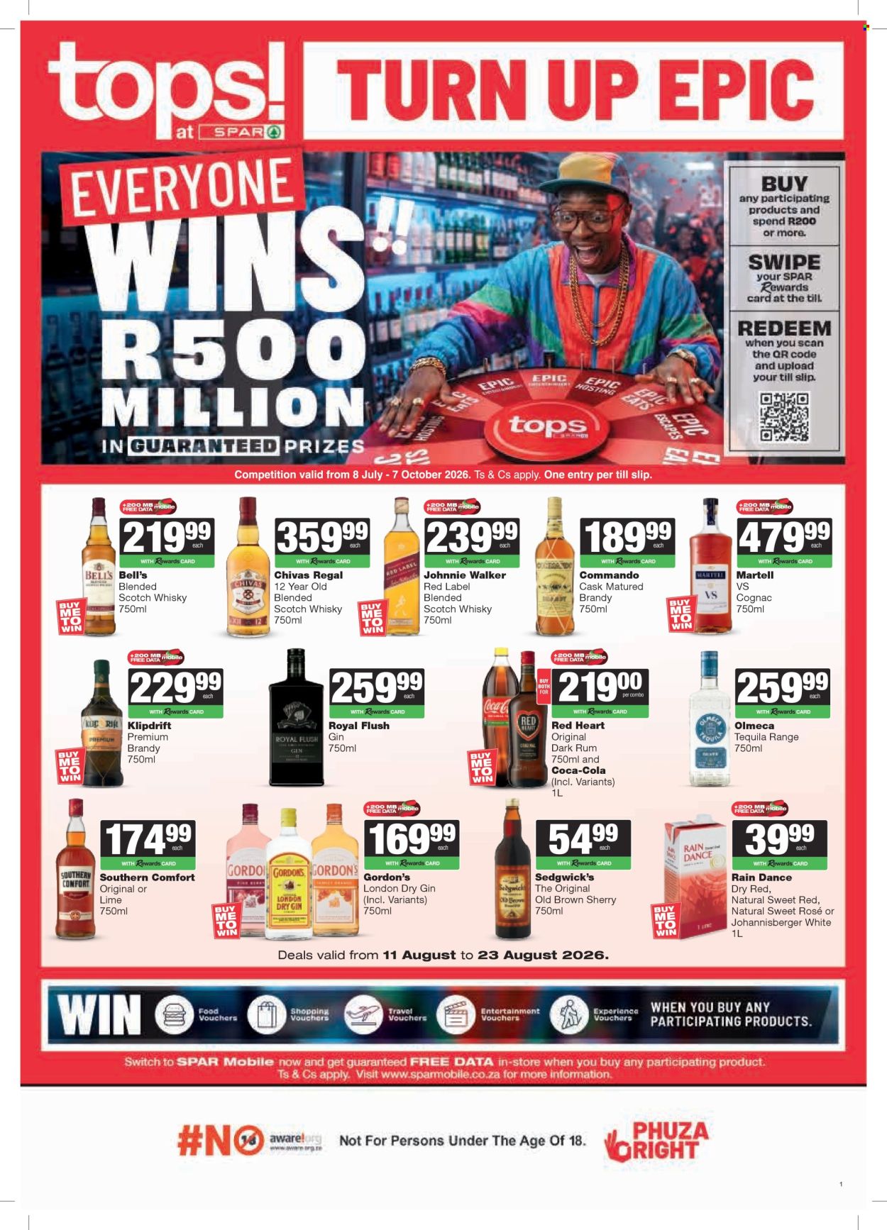 TOPS at SPAR specials - 11/08/2026 - 23/08/2026. Page 1