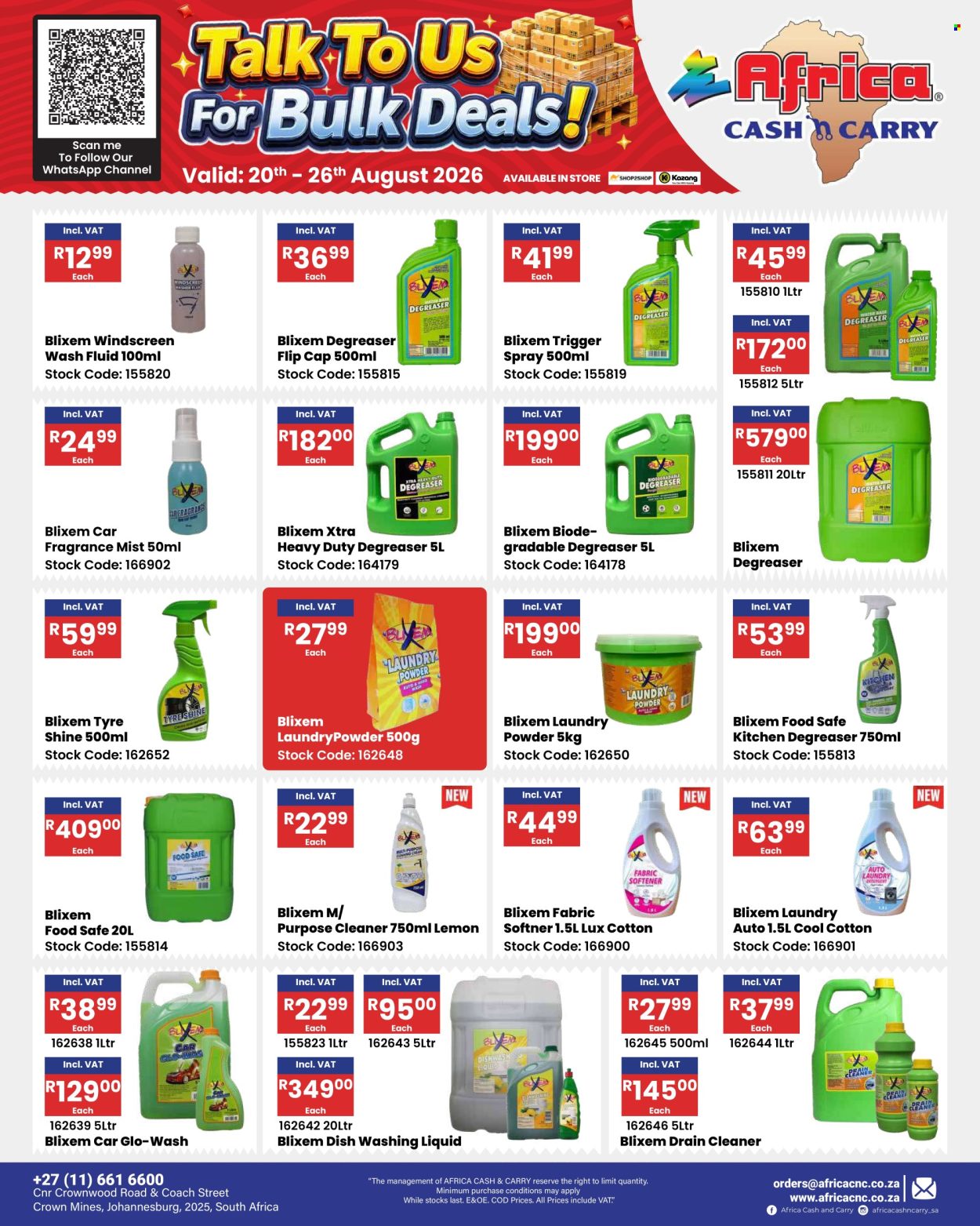 Africa Cash & Carry specials - 20/08/2026 - 26/08/2026. Page 56