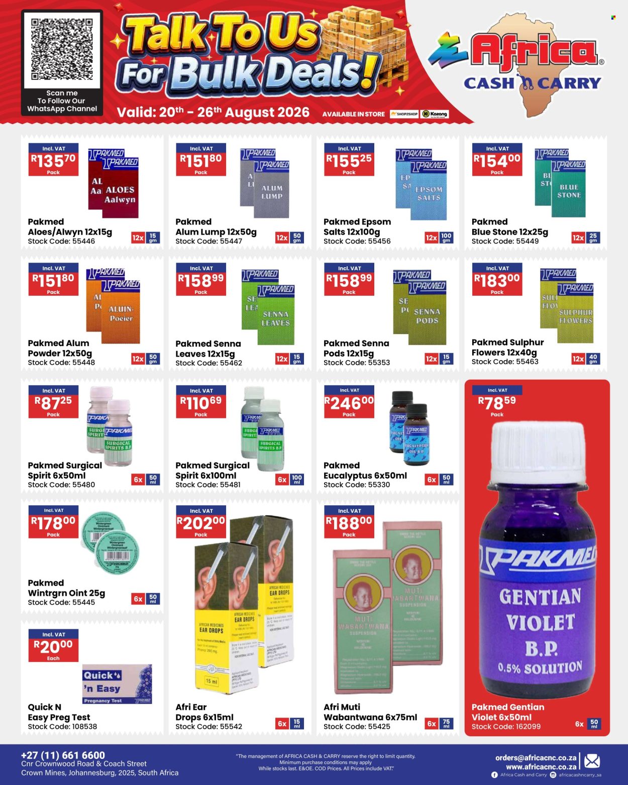 Africa Cash & Carry specials - 20/08/2026 - 26/08/2026. Page 74