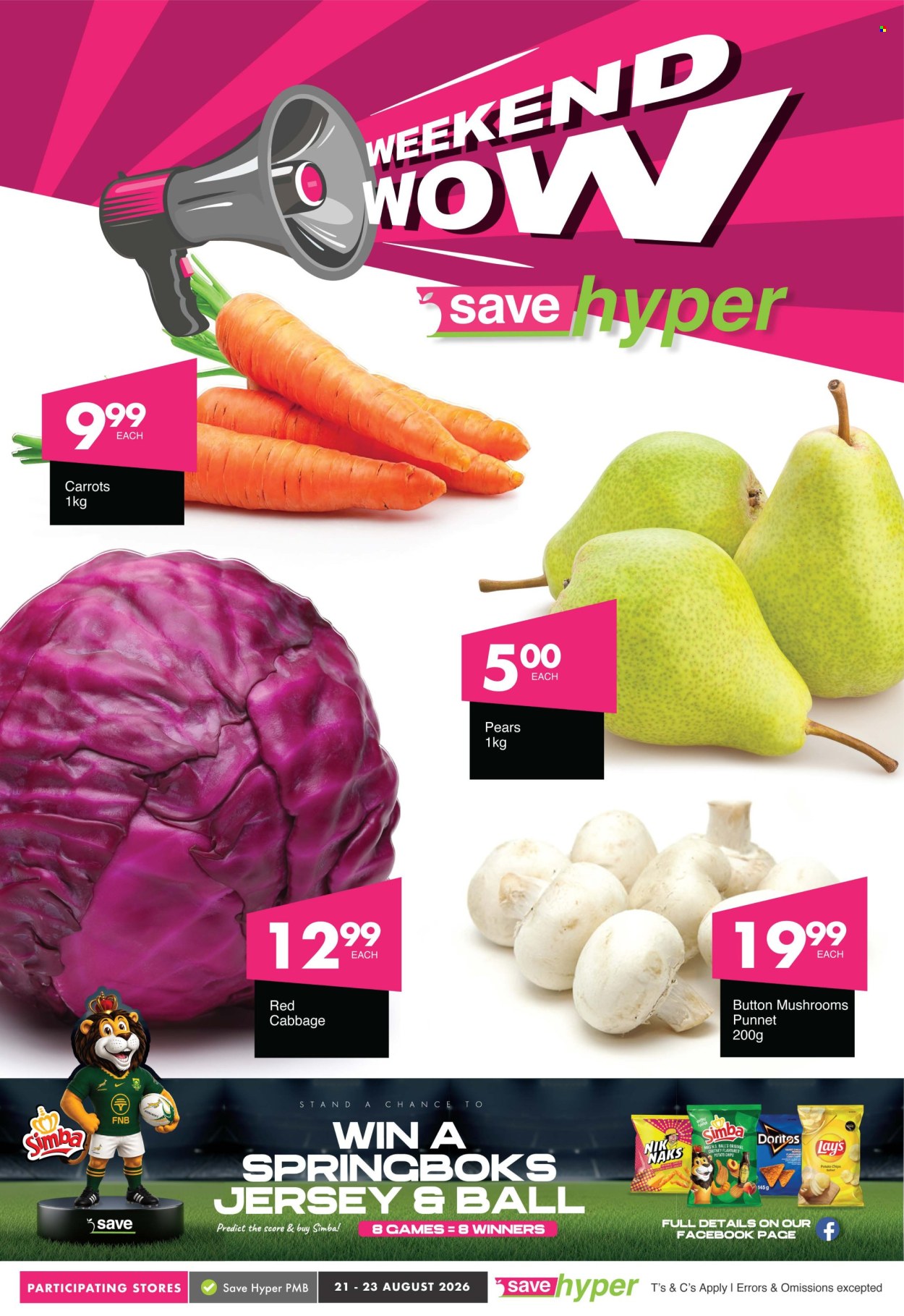 Save specials - 21/08/2026 - 23/08/2026. Page 1