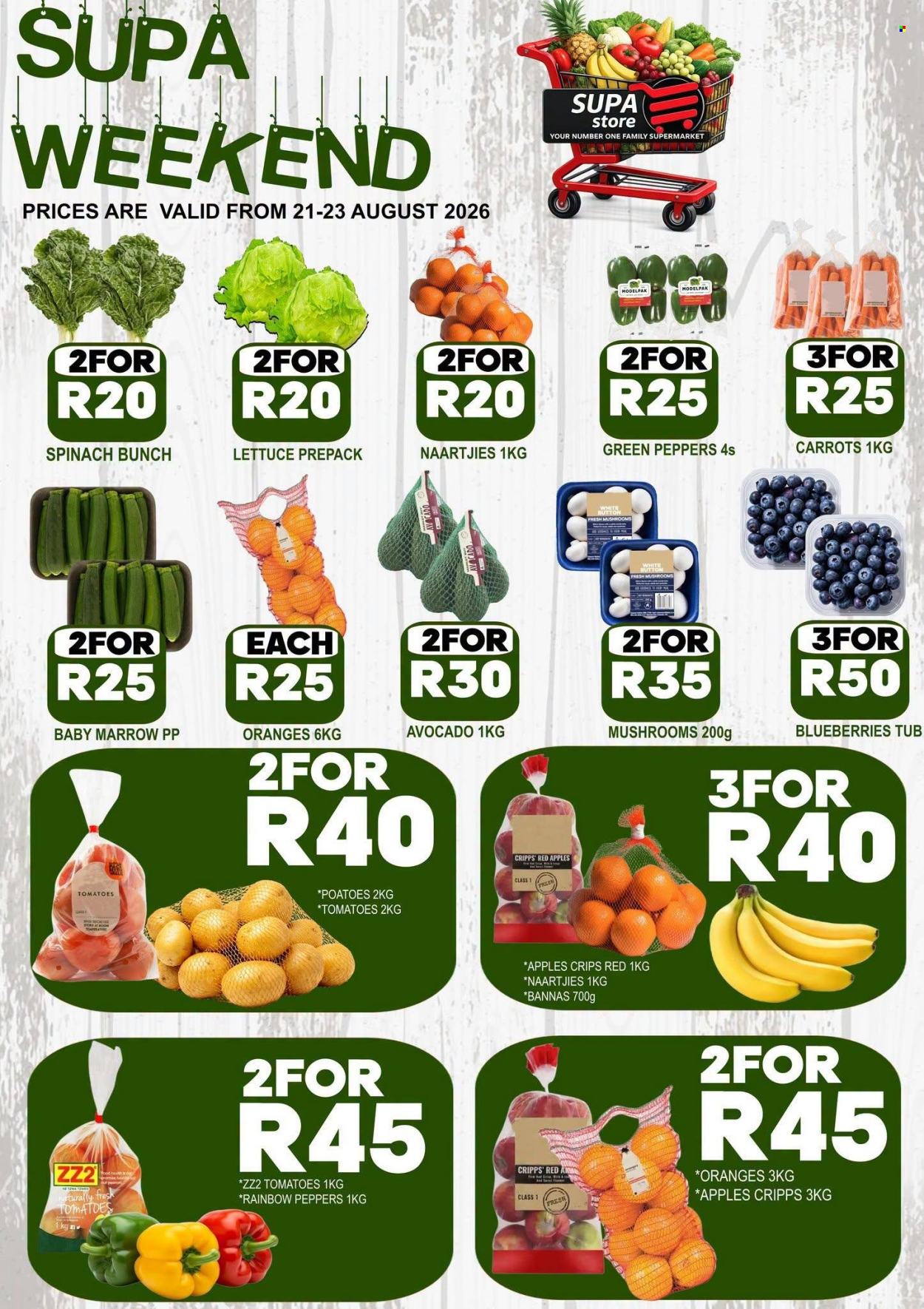 Supa Store specials - 21/08/2026 - 23/08/2026. Page 1
