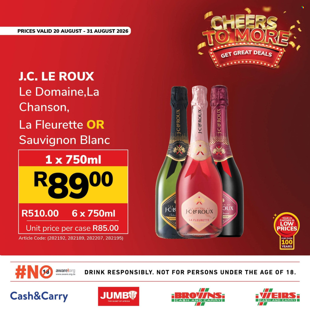 Jumbo Cash & Carry specials - 20/08/2026 - 31/08/2026. Page 24