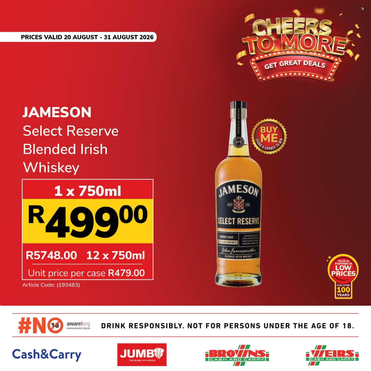 Jumbo Cash & Carry specials - 20/08/2026 - 31/08/2026. Page 25