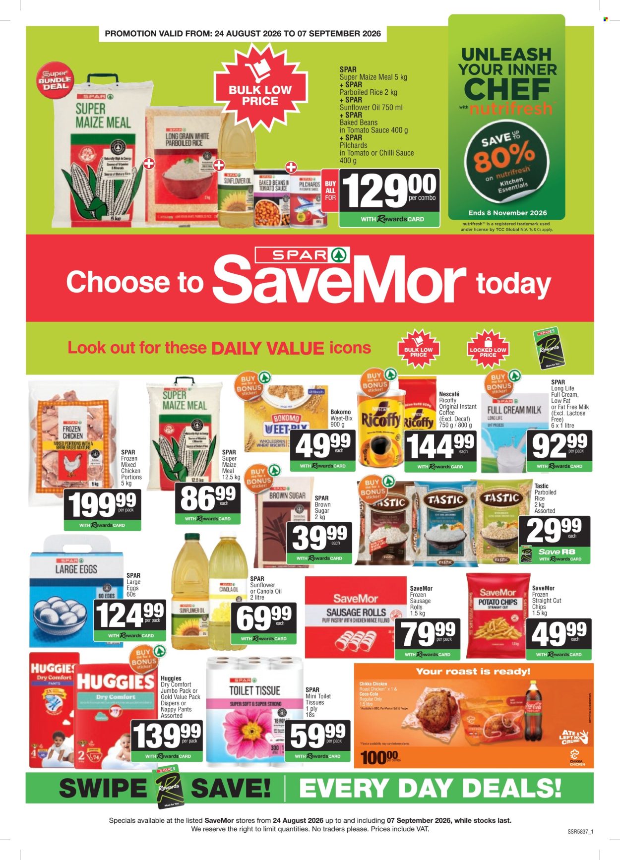 SPAR specials - 24/08/2026 - 07/09/2026. Page 1