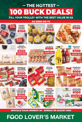 Food Lover's Market catalogue  - 24/08/2026 - 30/08/2026.