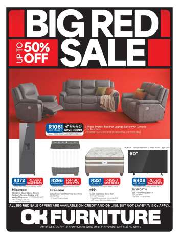 OK Furniture catalogue  - 24/08/2026 - 06/09/2026.