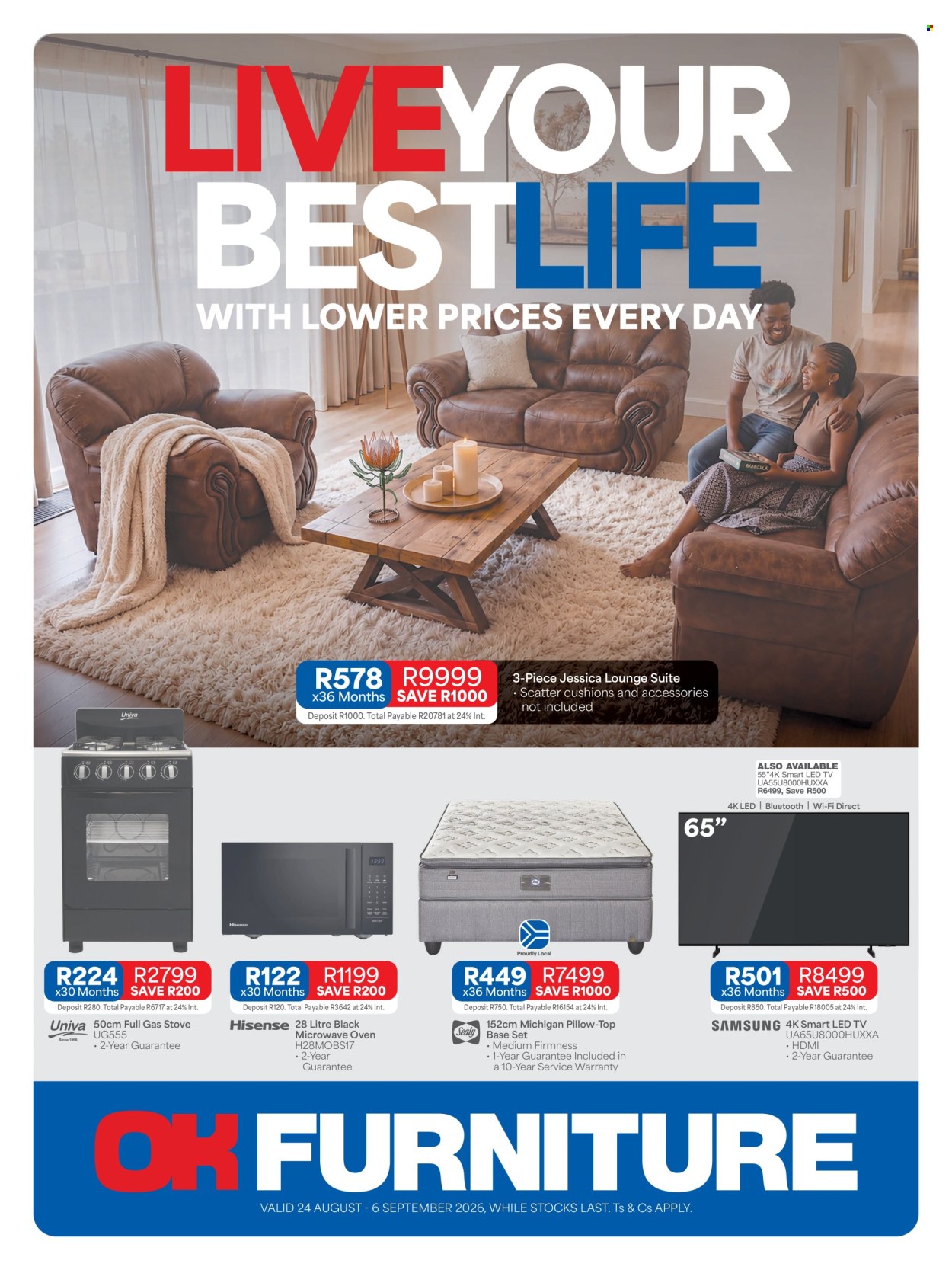 OK Furniture specials - 24/08/2026 - 06/09/2026. Page 1