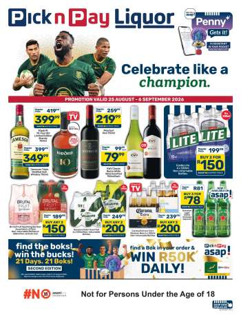 thumbnail - Pick n Pay catalogue - Liquor Specials
