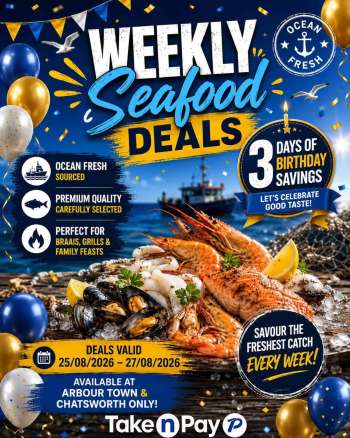 Take n Pay catalogue  - 25/08/2026 - 27/08/2026.