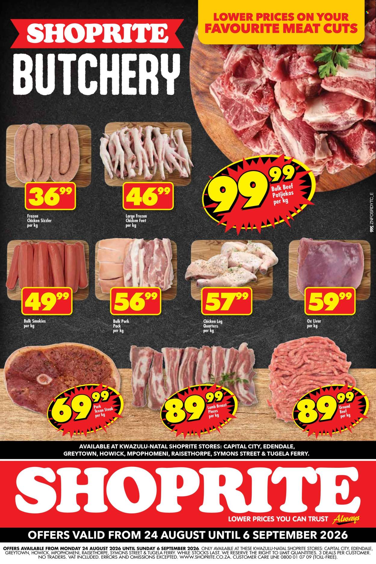 Shoprite specials - 24/08/2026 - 06/09/2026. Page 1